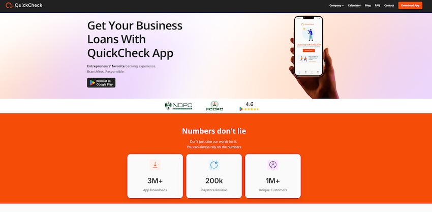 QuickCheck website capture